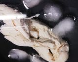 生姜でさっぱり蒸し鶏とザーサイのサラダ作り方4写真
