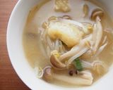 もやし・しめじの味噌汁♪作り方5写真