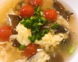 キクラゲとトマトのふんわり中華スープ作り方10写真