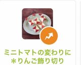 ミニトマトの代わりに＊りんご飾り切り作り方21写真