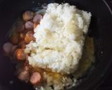 冷やご飯と玉ねぎウインナーで炒飯お弁当作り方6写真
