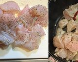 白身魚と夏野菜のチーズアラビアータ作り方2写真