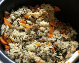 鶏肉とひじきとにんじんの炊き込みご飯作り方5写真