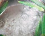 オクラの塩昆布和え作り方1写真