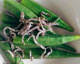 オクラの塩昆布和え作り方3写真