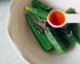 オクラの塩昆布和え作り方4写真