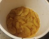 レンジで簡単★林檎コンポート入パンケーキ作り方1写真
