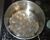 もつ鍋♪簡単味噌で牛すじの煮込み作り方3写真