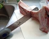 でっかい　マグロのカマ煮作り方4写真