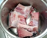 でっかい　マグロのカマ煮作り方5写真