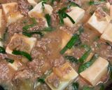 *ニラ入り!辛くない麻婆豆腐*作り方5写真