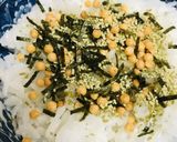 朝のお茶漬け●とろろ昆布・刻み海苔プラス作り方1写真