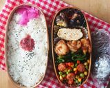 お弁当★ベビー帆立×ガーリックレモン醤油作り方8写真