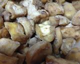 栗のおかず。栗と鶏肉の照り煮作り方8写真