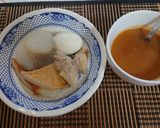 鶏肉と玉子入り味噌おでん作り方7写真