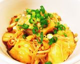 簡単秋の味覚♡鮭ときのこのバター醤油丼作り方4写真