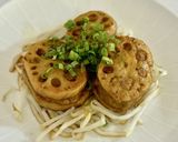 レンコンの豚ひき肉のはさみ照り焼き作り方8写真