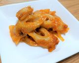 ビタミンちくわチリ炒め！辛味和らぐ卵添え作り方11写真