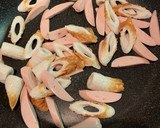ちくわと魚肉ソーセージのきんぴら作り方3写真