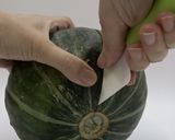 怖くないかぼちゃの切り方作り方4写真