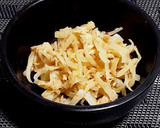 大根の皮とツナの麺つゆ炒め作り方4写真