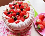 いちごの birthdayケーキ♡作り方20写真