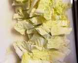 白菜とベーコンの豆乳スープ作り方2写真