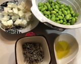 枝豆とクリチの塩昆布和え作り方2写真