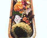 焼きおにぎりハロウィン弁当作り方7写真