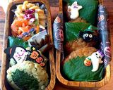 焼きおにぎりハロウィン弁当作り方8写真