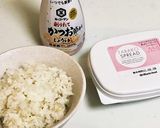 たらこバターご飯作り方1写真