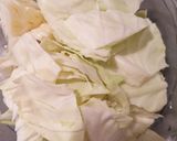 レンチン　キャベツのアンチョビ作り方1写真