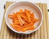 ミニ青梗菜と人参の辛味噌マヨ和え作り方4写真