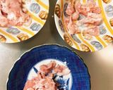 レンジ生姜風味和風味豚こま大根青椒肉絲風作り方3写真