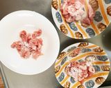 レンジ豚こまトマトと味噌の麻婆豆腐&茄子作り方8写真