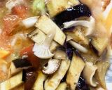 レンジ豚こまトマトと味噌の麻婆豆腐&茄子作り方14写真
