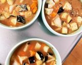 レンジ簡単デミグラ&豚こまのせドーム蒸し作り方5写真