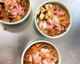 レンジ簡単デミグラ&豚こまのせドーム蒸し作り方8写真