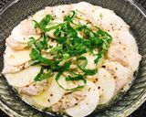 レンチン超簡単 大根と豚肉の麺つゆバター作り方4写真