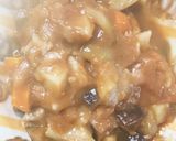 レンジ簡単デミグラ&豚こまのせドーム蒸し作り方17写真