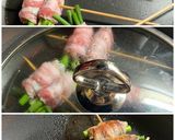ミニトマトと茎にんにくの豚肉巻き巻き作り方8写真