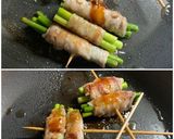 ミニトマトと茎にんにくの豚肉巻き巻き作り方9写真