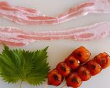 簡単♡シソ入り肉巻きみたらし焼き♡作り方1写真
