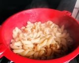 キャベツとウインナーのパスタグラタン作り方4写真