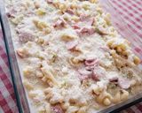 キャベツとウインナーのパスタグラタン作り方6写真