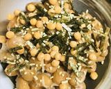 毎日の納豆●お茶漬けの素でポリポリ食感作り方2写真
