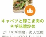 キャベツと豚こま肉のネギ味噌炒め作り方6写真