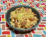 超簡単☆たこ焼き味風のマヨソース炒飯♫作り方6写真