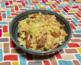 超簡単☆たこ焼き味風のマヨソース炒飯♫作り方6写真