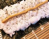 大人のおつまみ。涙巻きの辛子巻き作り方3写真